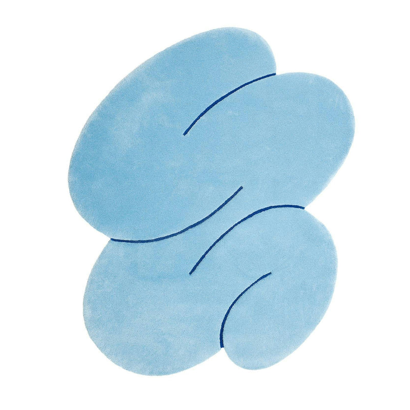 Okej - Squiggle Teppich, Cloud Blue |