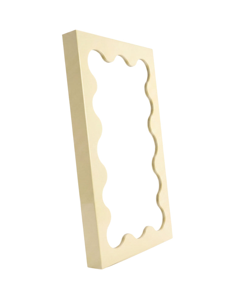 Gustaf Westman - Curvy Spiegel | pale yellow