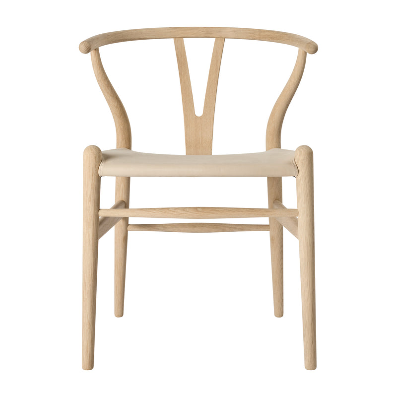 Carl Hansen - CH24P Wishbone Chair | Leder (Terra 20364) / Eiche geölt