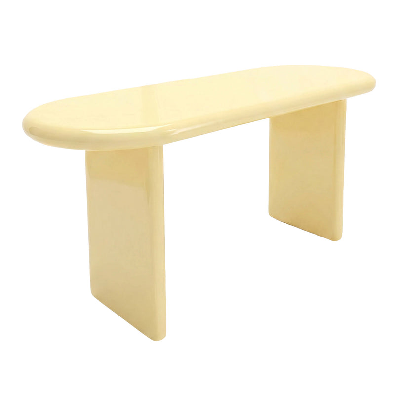Gustaf Westman - Chunky Desk, 1600 mm | pale yellow