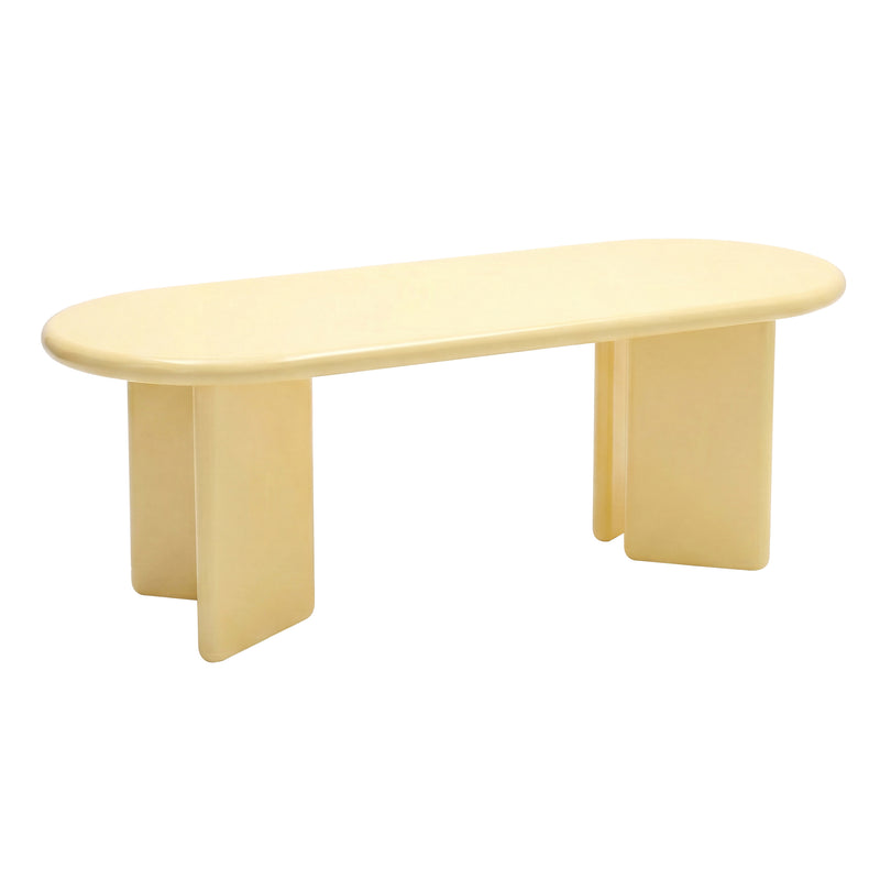 Gustaf Westman - Chunky Tisch | pale yellow