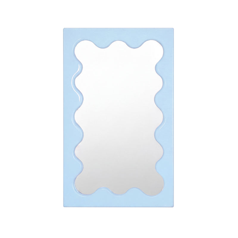Gustaf Westman - Curvy Spiegel Mini | light blue