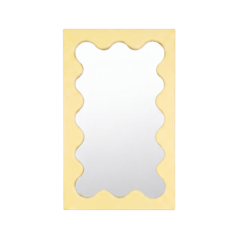 Gustaf Westman - Curvy Spiegel Mini | pale yellow