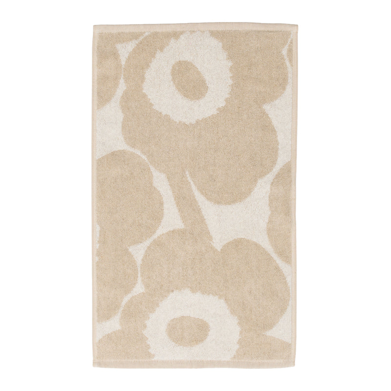 Marimekko - Unikko Gästehandtuch | off white / linen