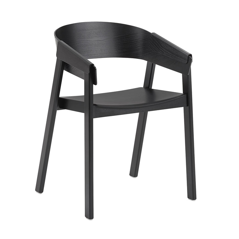 Muuto - Cover Stuhl | Eiche schwarz