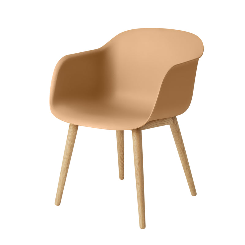 Muuto - Fiber Chair Wood Base | ocker / Eiche