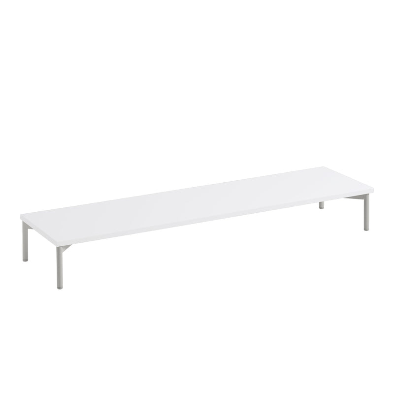 Muuto - Tube Podium für Stacked System | für Stacked System 131 x 35 cm / weiß/grau