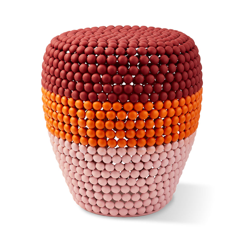 POLSPOTTEN - Dot Hocker | korallenrot