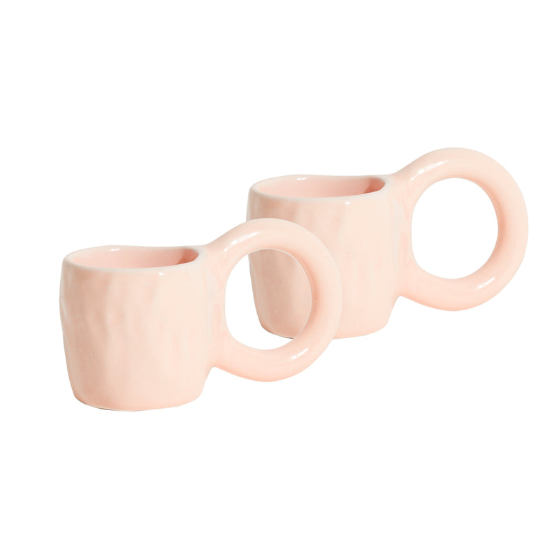 Petite Friture - Donut Espresso Becher (2er-Set) | bubble gum
