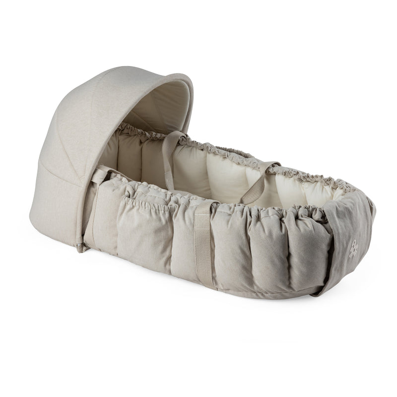 Sebra - 3-in-1 Baby Nestchen+Verdeck | beige melange