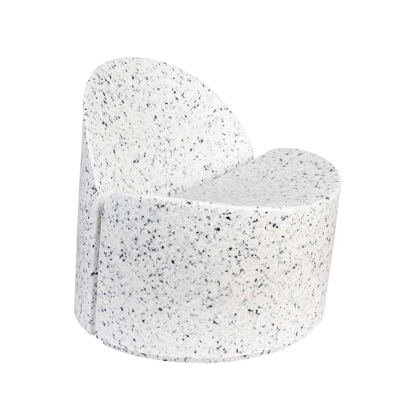 Zuiver - Bloom Lounge Chair | white-terrazzo
