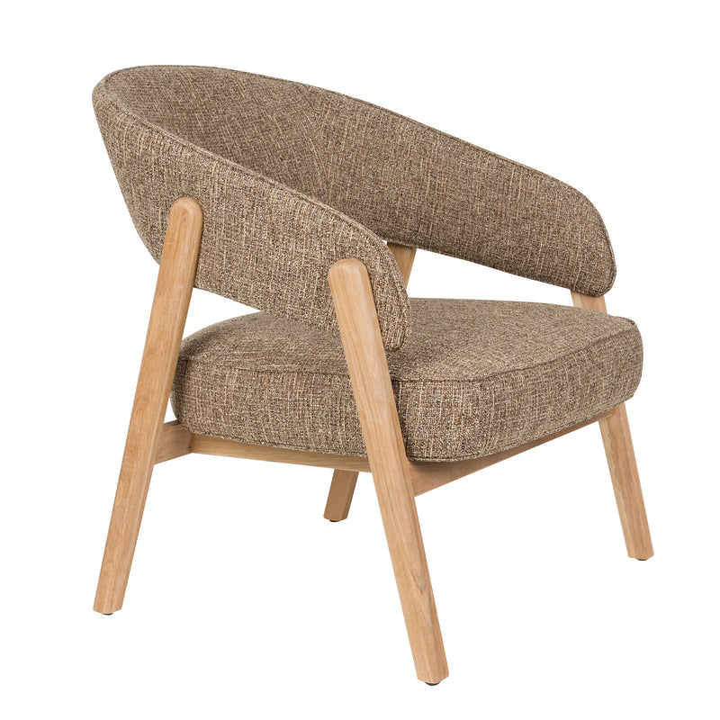 Zuiver - Lounge Chair Bright | braun