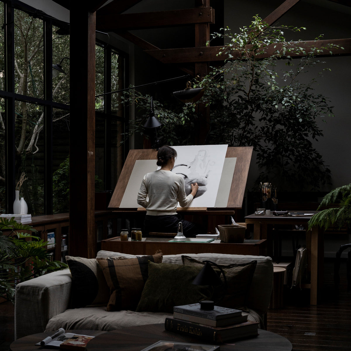 Homestory : vivre et travailler dans un style loft industriel, portrait