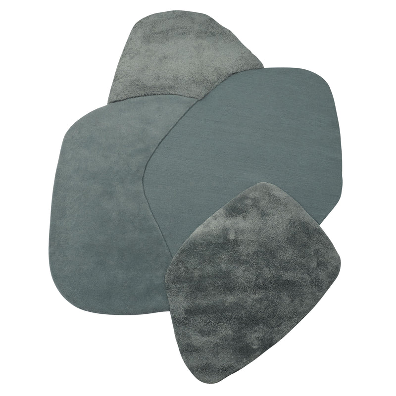 AYTM - Mola Teppich | 140 x 195 cm / dusty blue