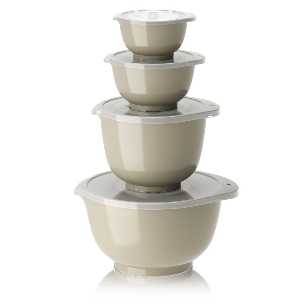 Rosti - Margrethe Rührschüssel-Set | 8er Set / 0,25 l - 3 l / humus