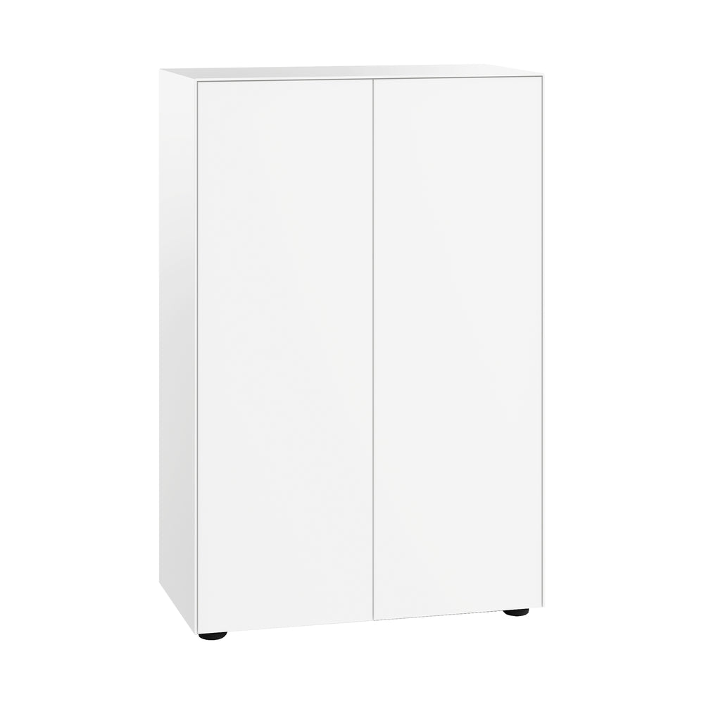Piure - Nex Pur Box Kommode | mit Türen / 80 x 100 x 40 cm / weiß RAL 9016