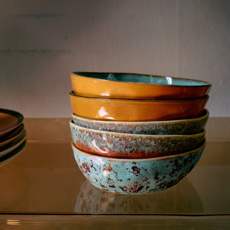HKliving - 70's Pastaschale (2er Set) | patina