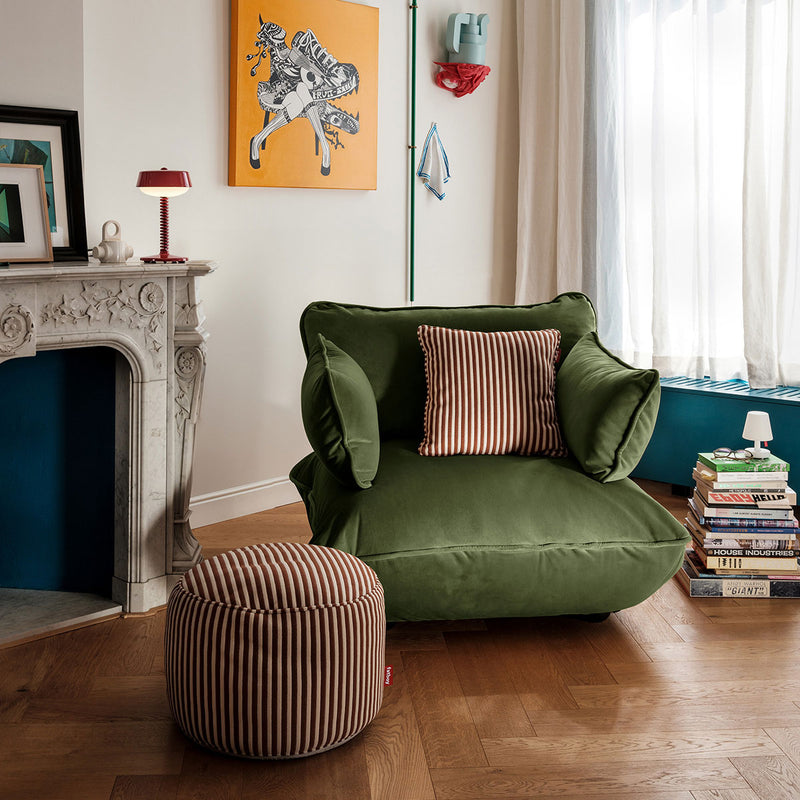 Fatboy - Sumo Sessel | deep green (Samt)