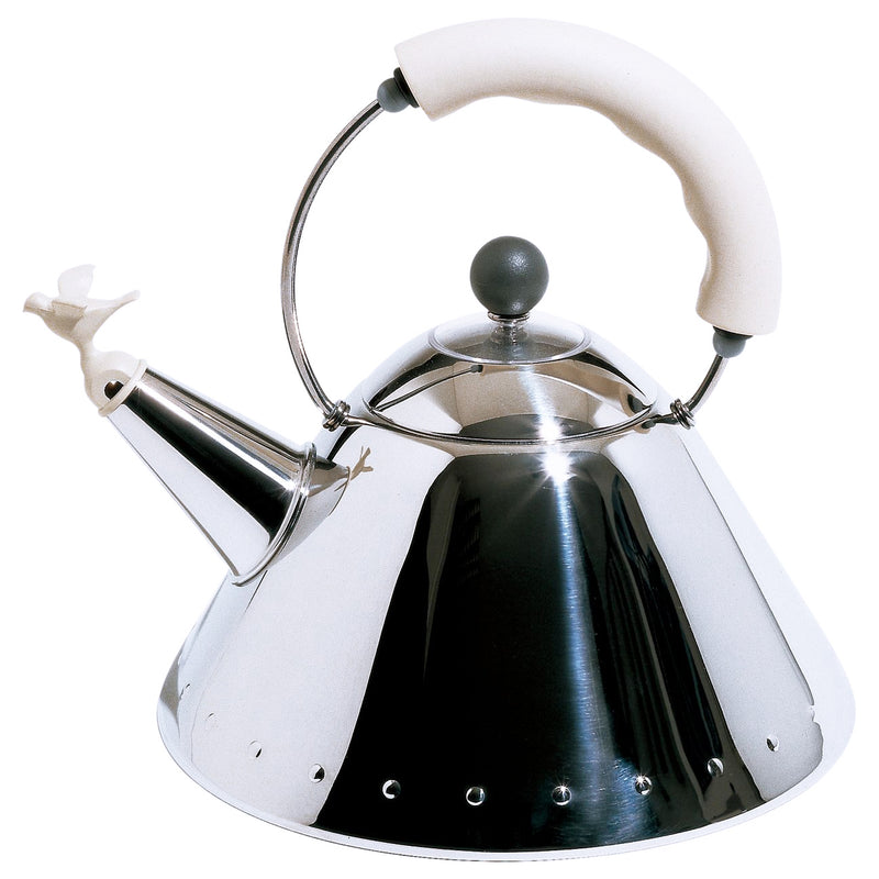 Alessi - 9093 Wasserkessel | poliert / weiß