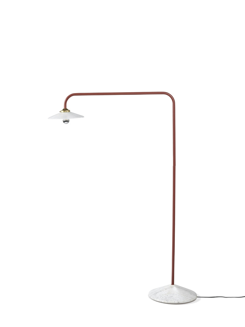 Valerie Objects - Standing Lamp N°1 Stehleuchte Marmor | Ziegelrot