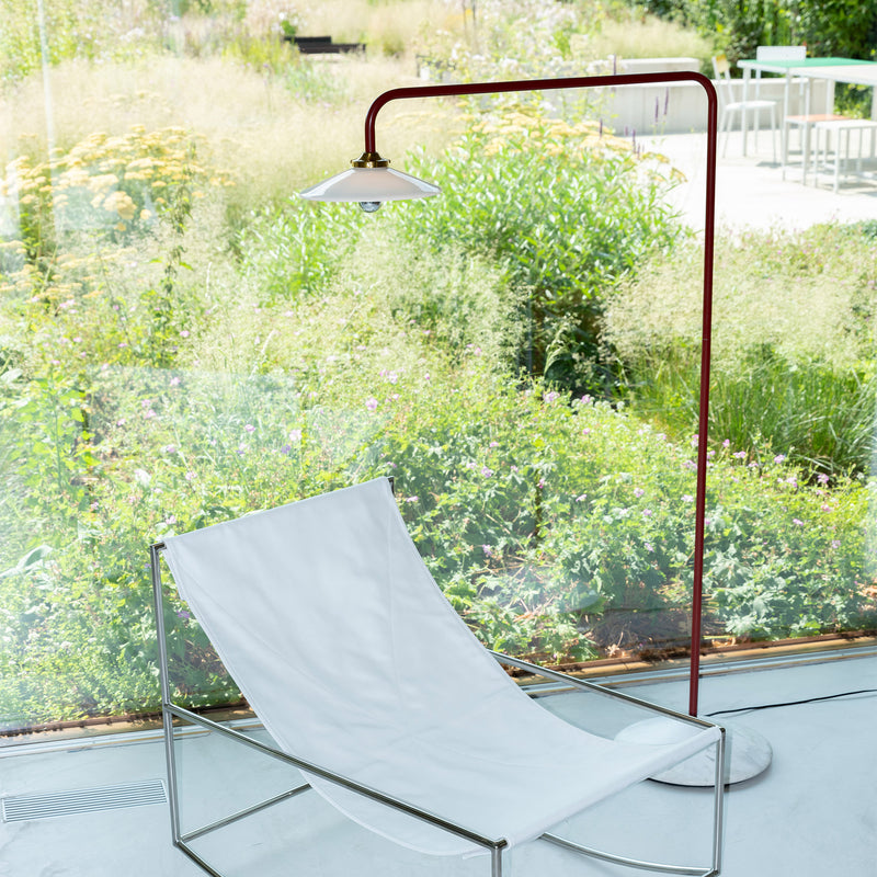 Valerie Objects - Standing Lamp N°1 Stehleuchte Marmor | Ziegelrot