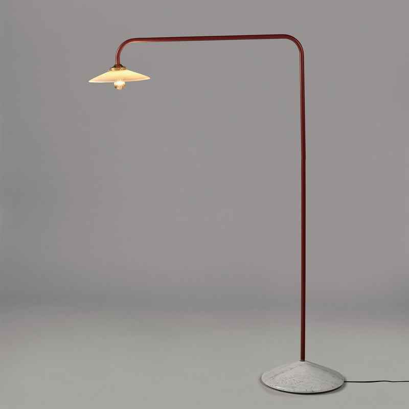 Valerie Objects - Standing Lamp N°1 Stehleuchte Marmor | Ziegelrot