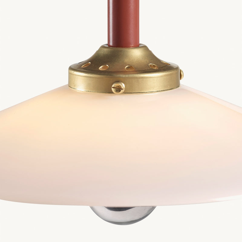 Valerie Objects - Standing Lamp N°1 Stehleuchte Marmor | Ziegelrot