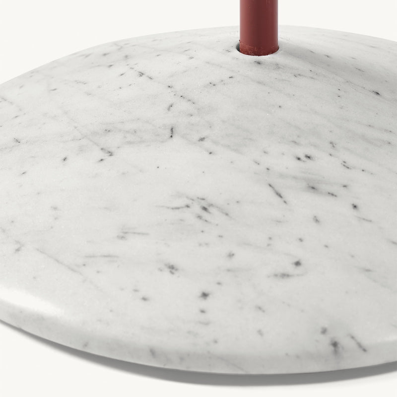 Valerie Objects - Standing Lamp N°1 Stehleuchte Marmor | Ziegelrot