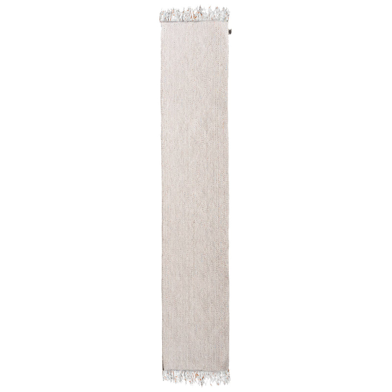Nomad - Candy Wrapper Rug white sand | 80 x 400 cm