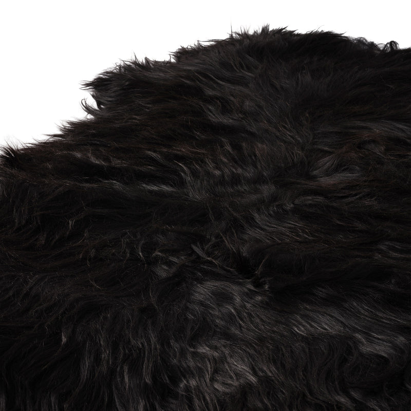 cuero - Island Lammfell | schwarz