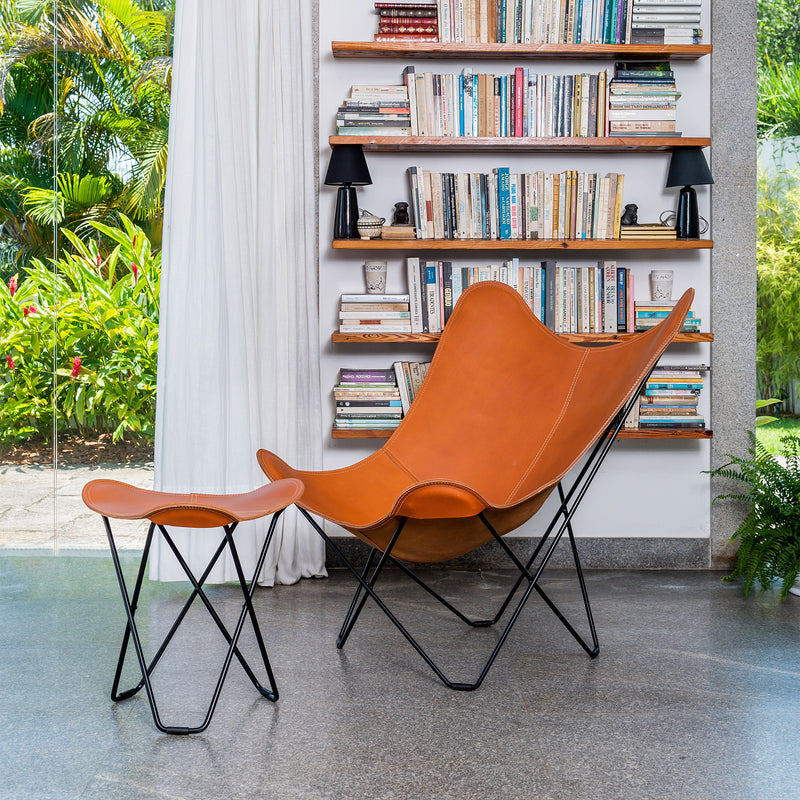 cuero - Pampa Mariposa Butterfly Chair