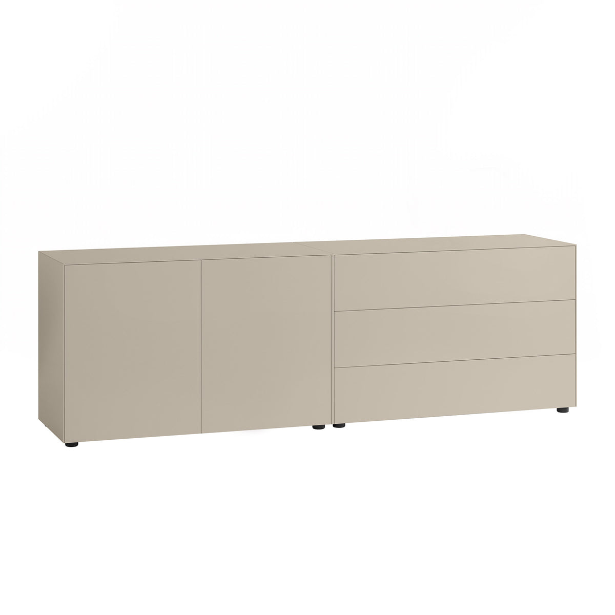 Piure - Nex Pur Box Sideboard-Kombination mit Türen und Schubkästen | silk