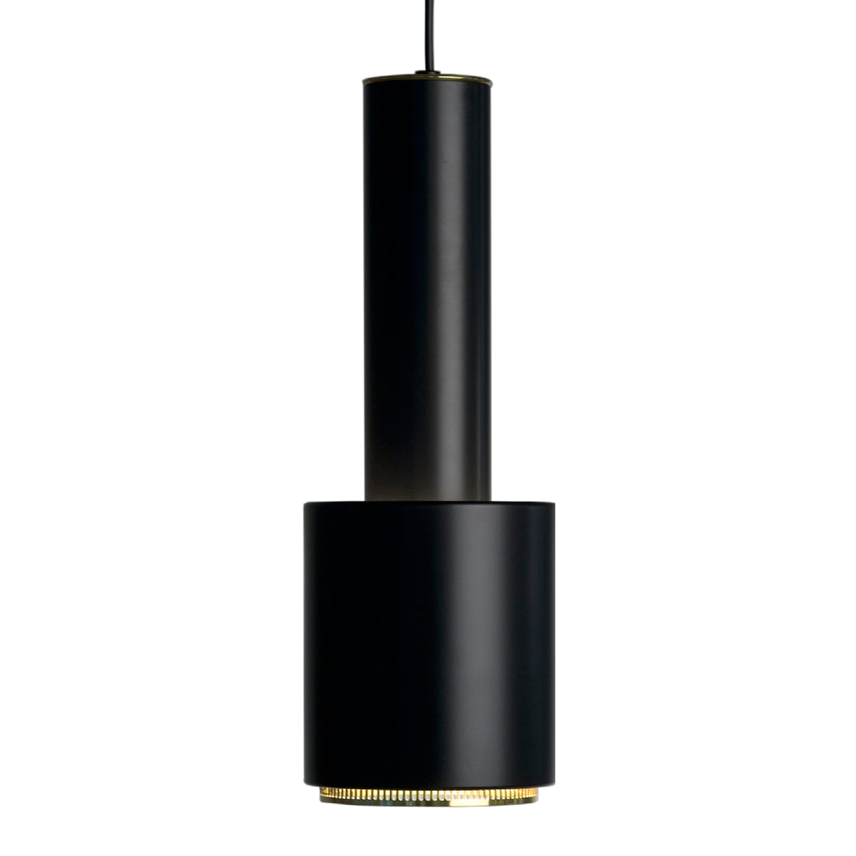 Artek - Pendelleuchte A 110 Handgranate | schwarz/Messing