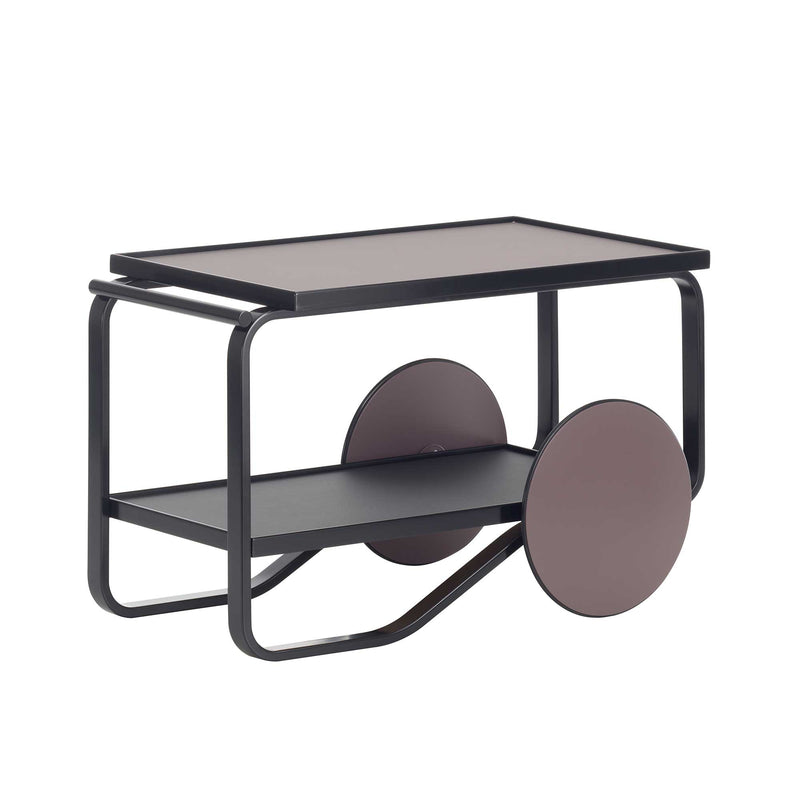 Artek - Servierwagen 901 | schwarz / torf / kohle