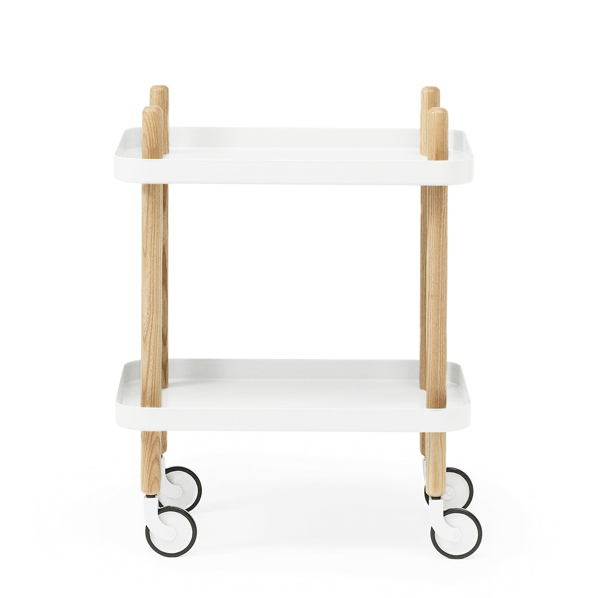 Normann Copenhagen - Block Beistellwagen | Esche/weiß