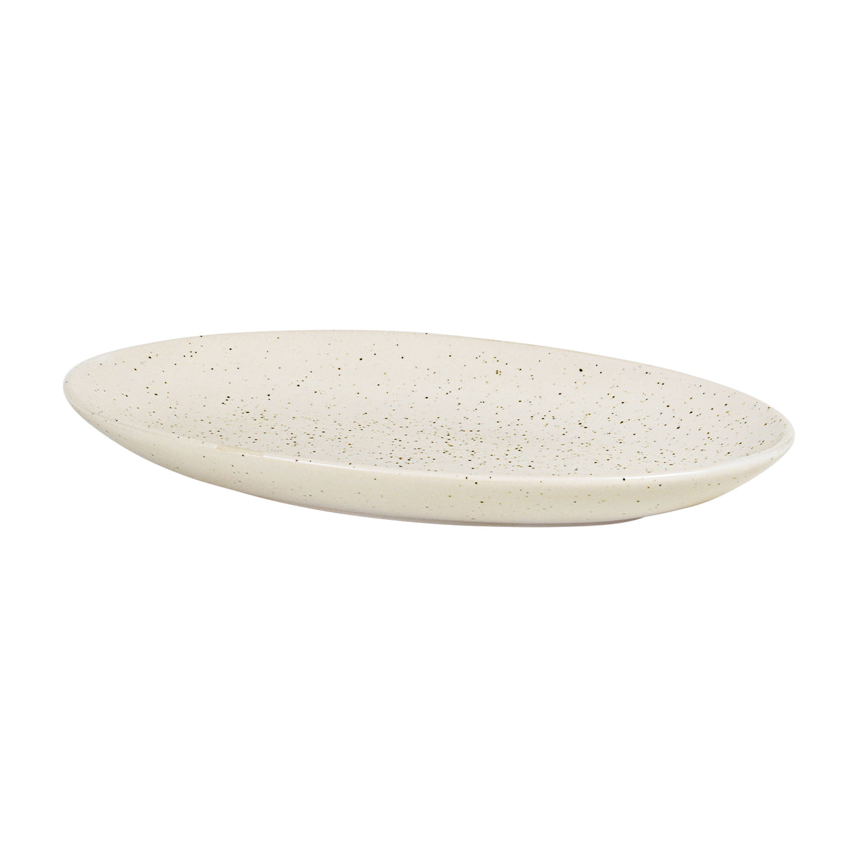 Broste Copenhagen - Nordic Vanilla Servierplatte | oval / 22 x 13,6 cm
