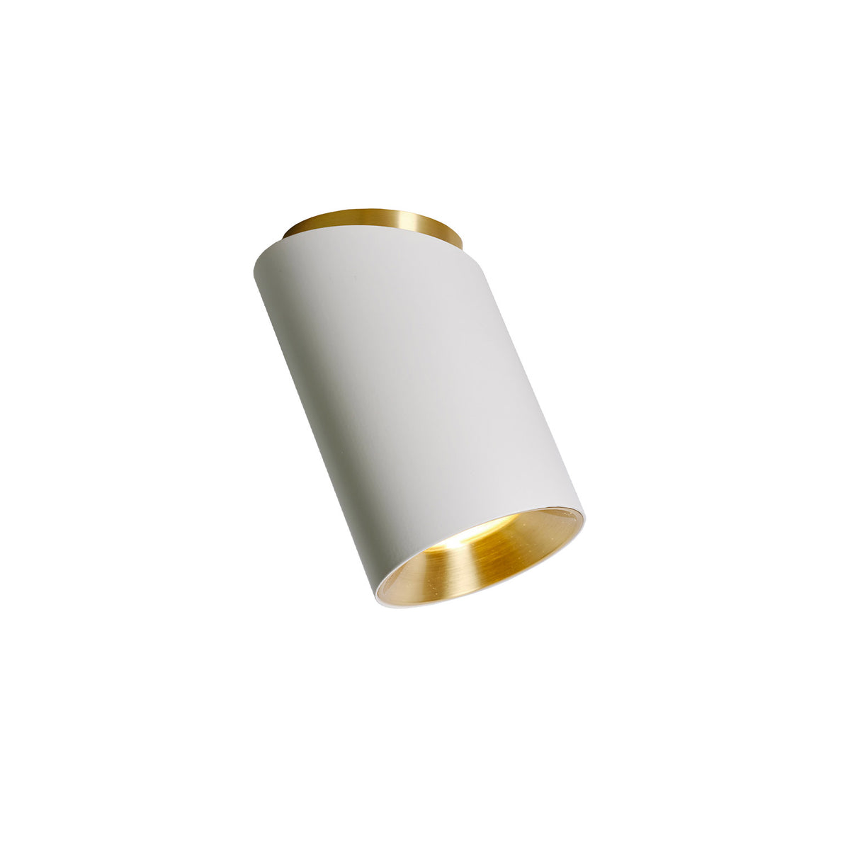 DCWéditions - Tobo C85 Diag asymmetrische Deckenleuchte | weiß