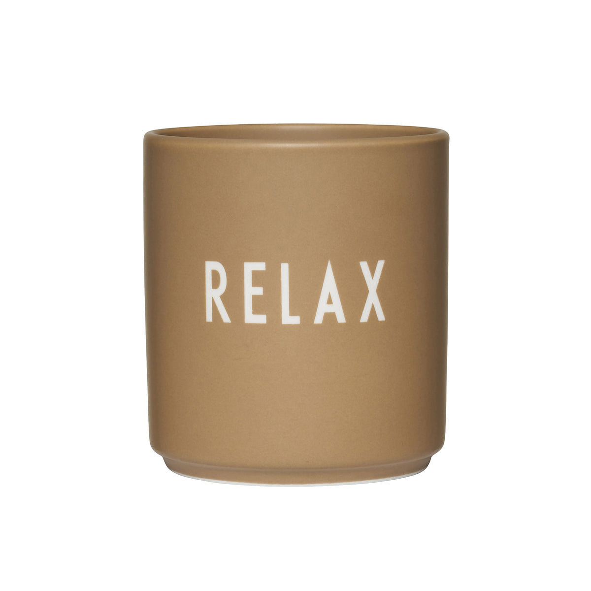 Design Letters - AJ Favourite Porzellan Becher | Relax / camel
