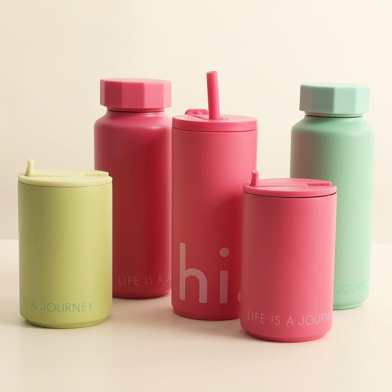 Design Letters - Hi Travel Trinkhalm-Becher