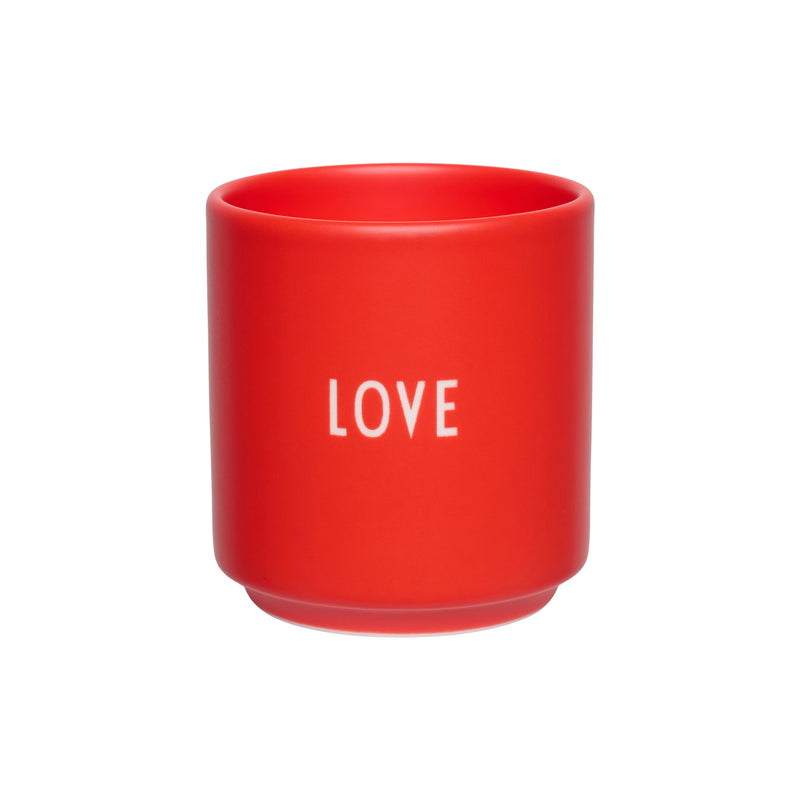 Design Letters - AJ Mini Favourite Porzellan Becher | rot