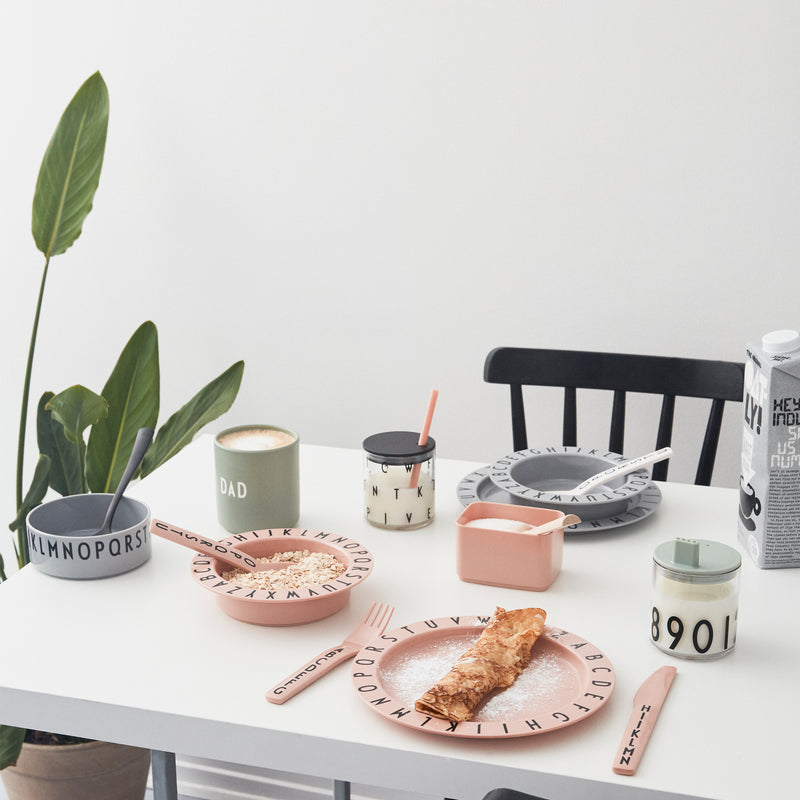 Design Letters - Trinkhalm und Deckel zu AJ Kids Personal Trinkglas