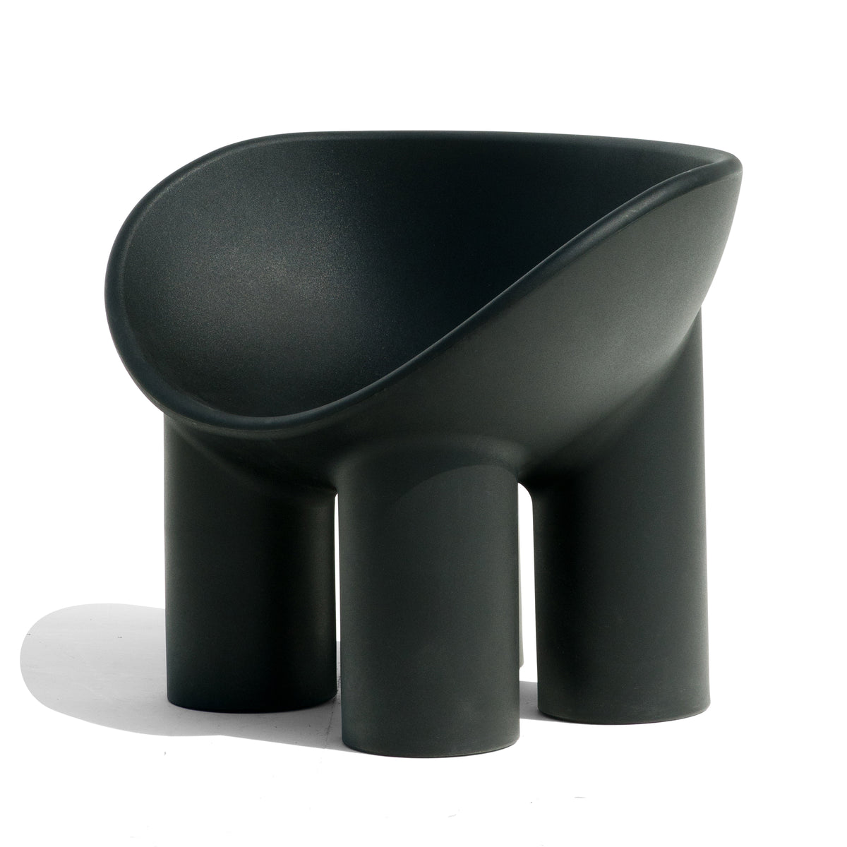 Driade - Roly Poly Armchair | graphitschwarz, graphitschwarz recycled