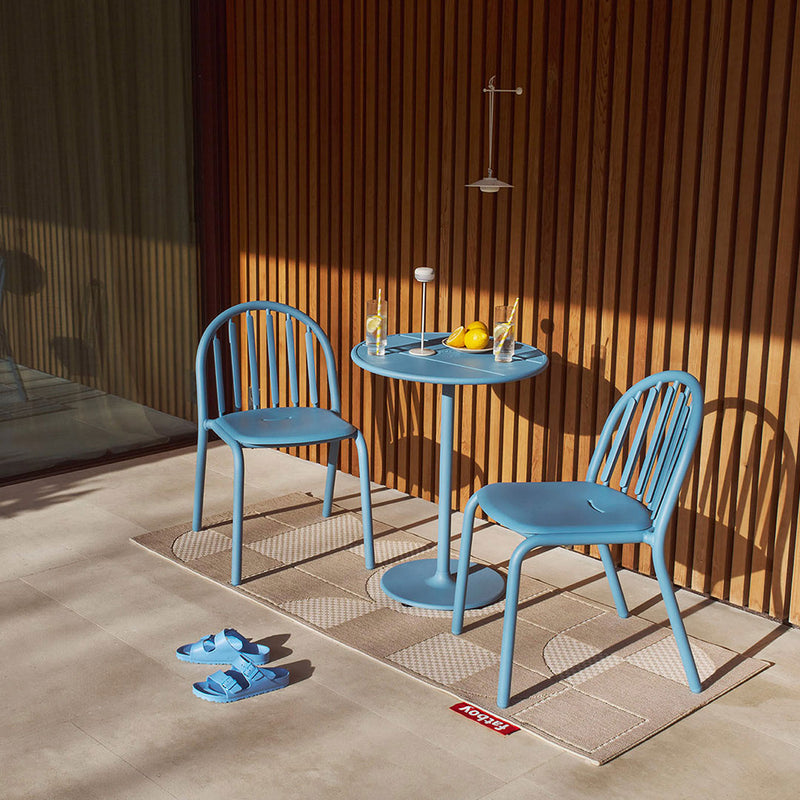 Fatboy - Fred's Outdoor Tisch Ø 60 cm + Stuhl (2er Set)