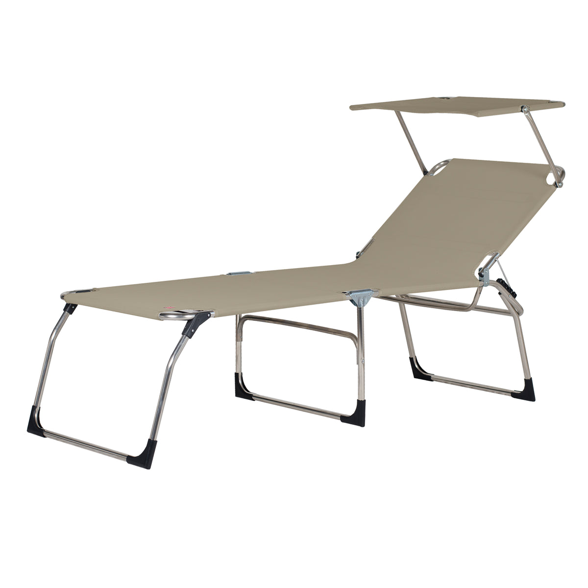 Fiam - Amigo 40+ Sun Dreibeinliege mit Sonnendach | taupe
