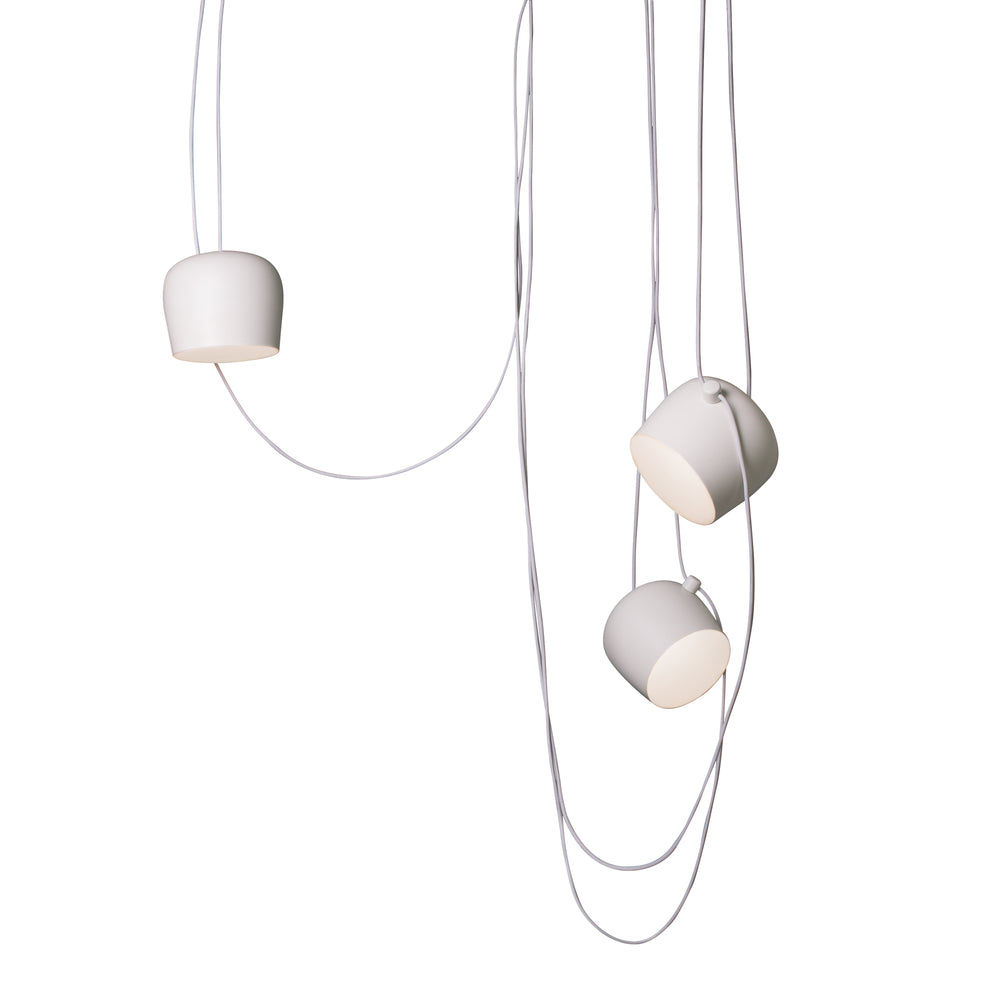 Flos - AIM Small LED-Pendelleuchte | triple / weiß