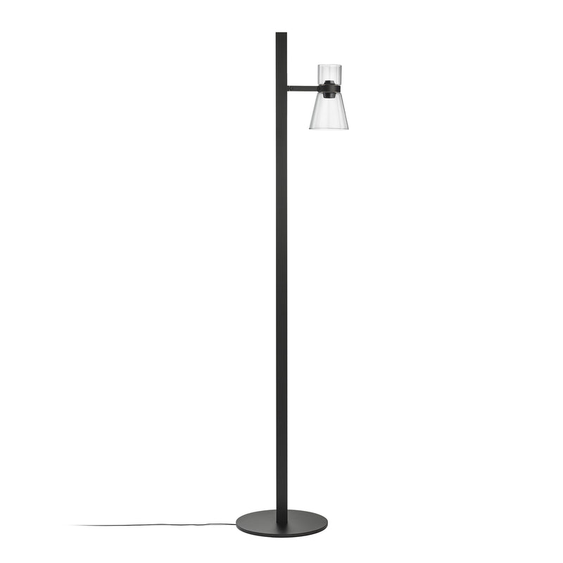 Flos - Nocturne Stehlampe | F1 Kegel / schwarz
