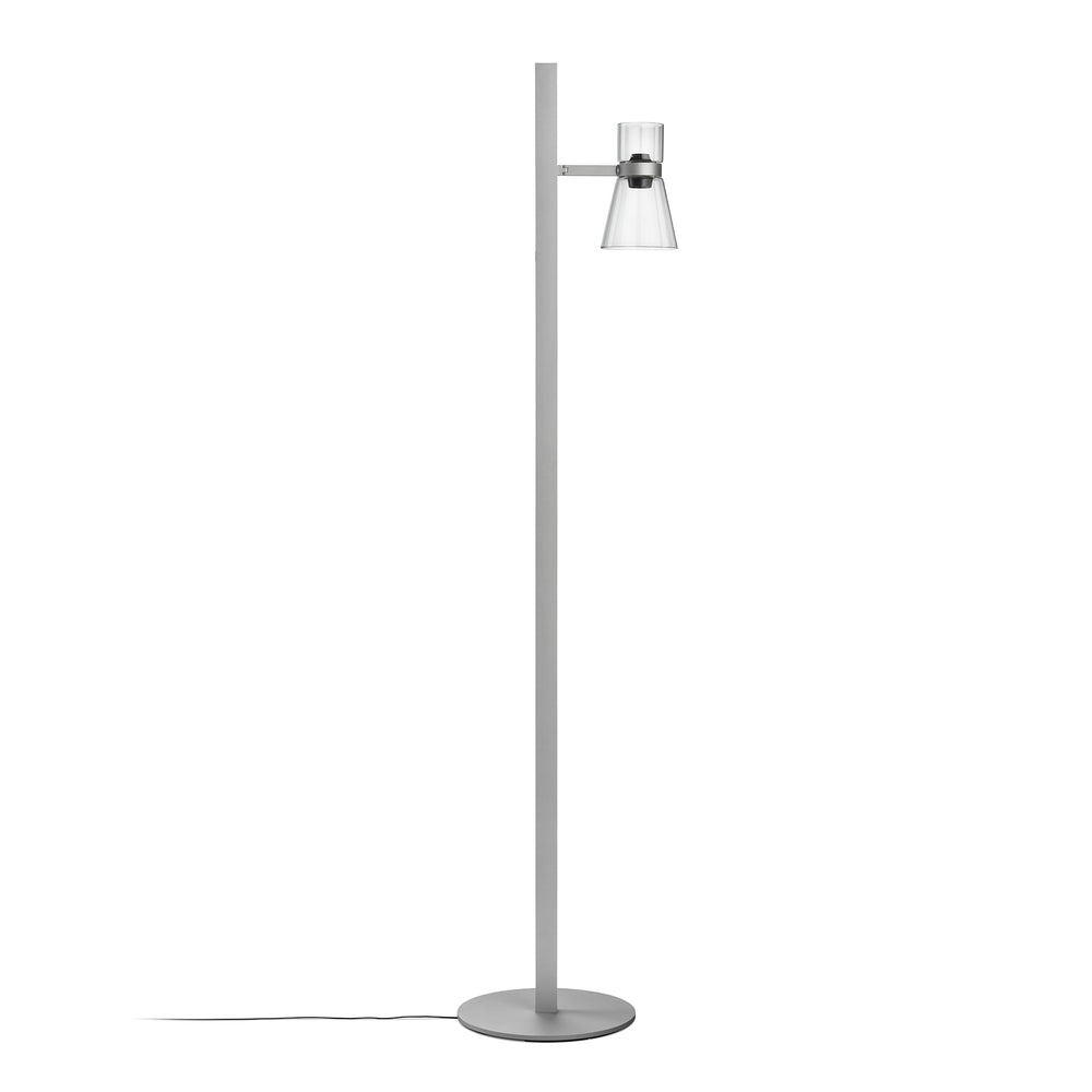 Flos - Nocturne Stehlampe | F1 Kegel / silber