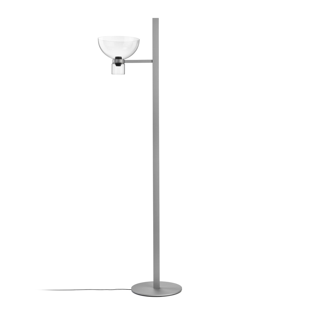 Flos - Nocturne Stehlampe | F1 Schale / silber
