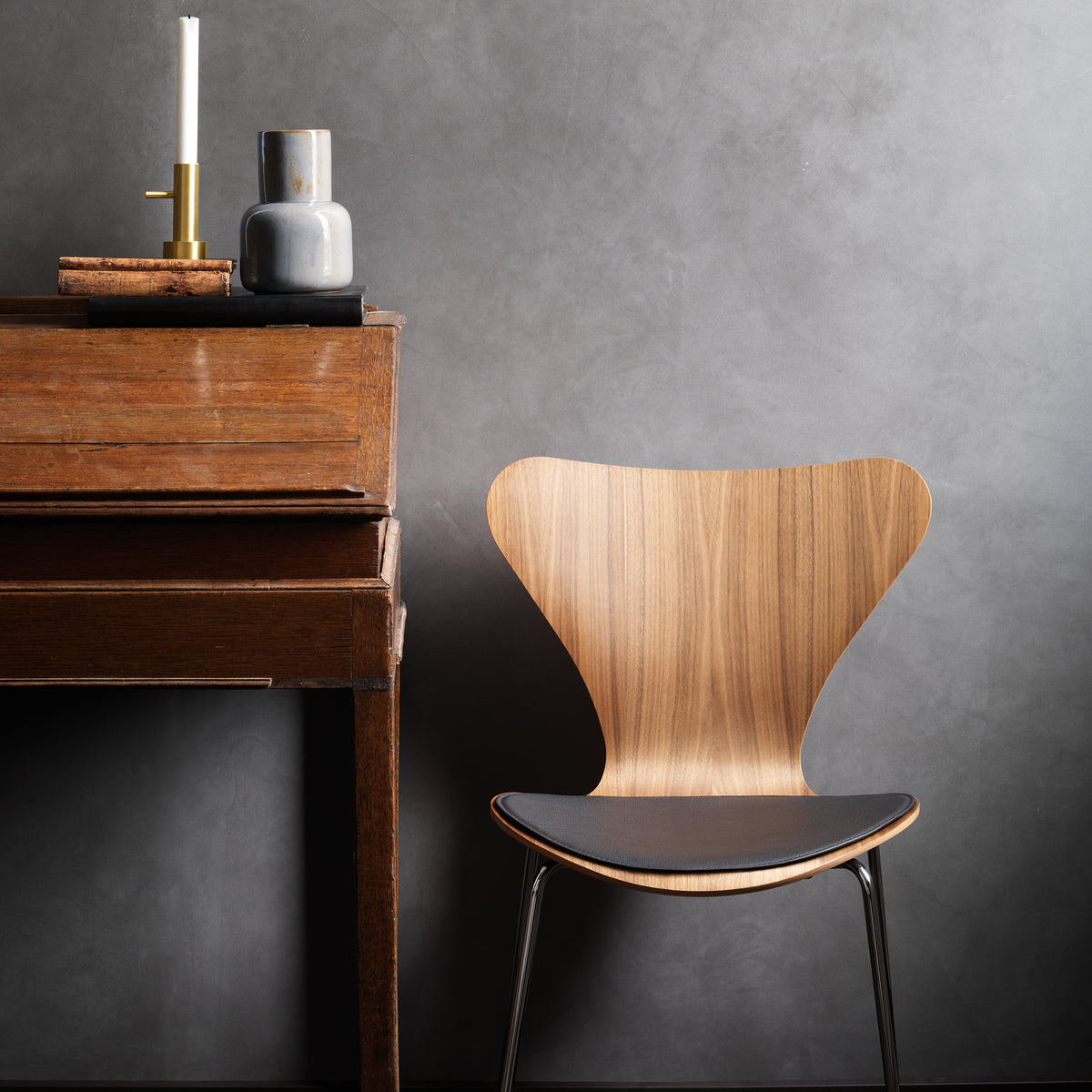 Fritz Hansen - Leder Sitzkissen für Serie 7