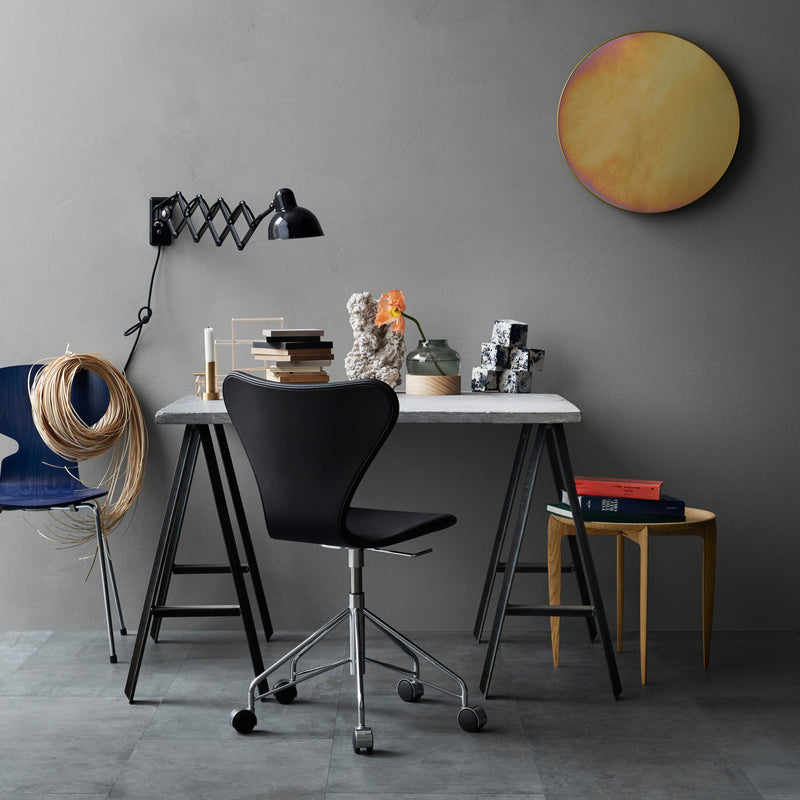 Fritz Hansen - Serie 7 Bürostuhl Leder